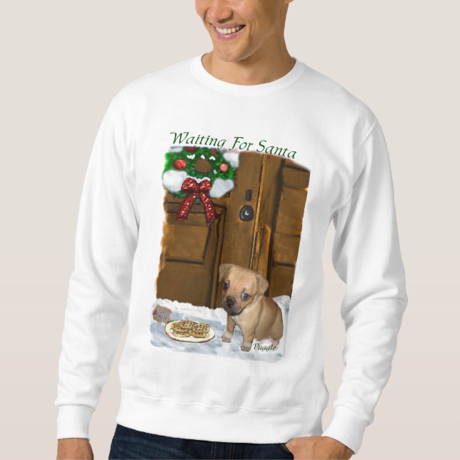 Puggle Christmas Gifts Sweatshirt (Front)