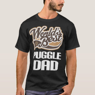 Puggle Dog Dad (Worlds Best) Pet Owner Tee
