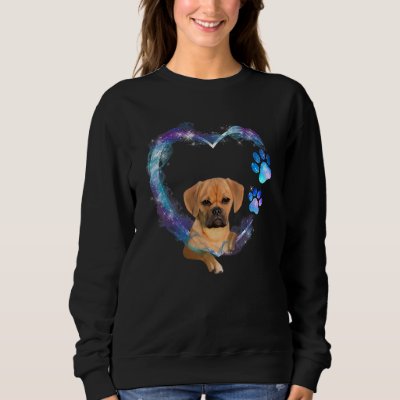Puggle Dog in Heart Sweatshirt