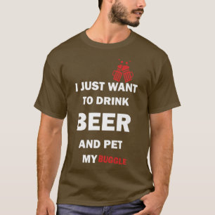 Puggle Dog Lover Beer Tees Funny Dog Mom Gift Prem