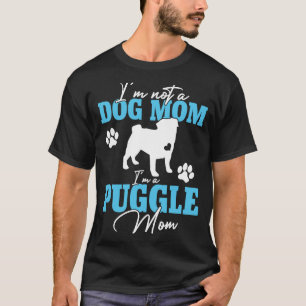 Puggle Dog Mom for Women Cute Dog Mothers Day T-Shirt