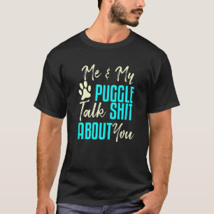 Puggle Dog Pug Beagle Mom Dad Idea T-Shirt
