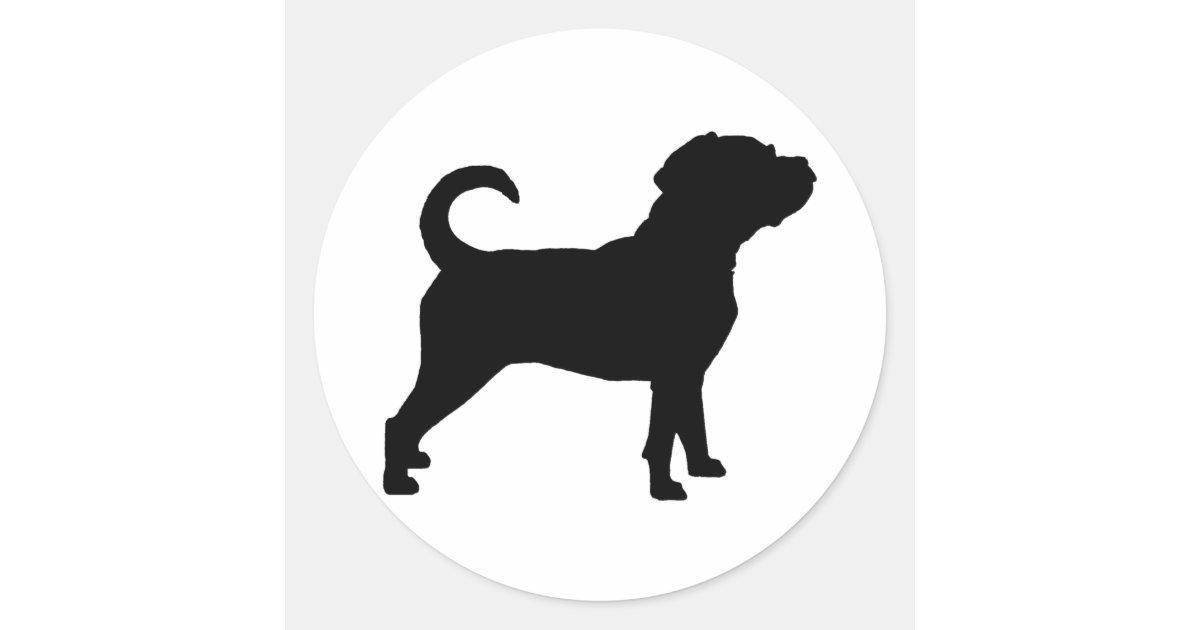 Puggle Lifeline TP 578 vinyl 8/" Decal Sticker dog beagle pug designer breed