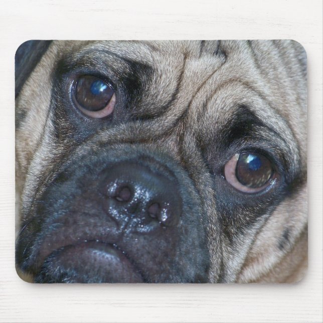 puggle face mouse pad (Front)