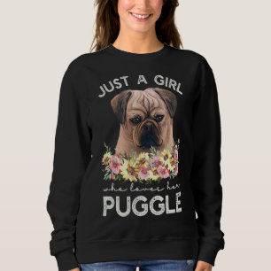 Puggle Just A Girl Who Loves Her Puggle Sweatshirt