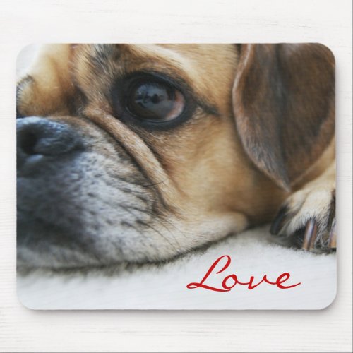 Puggle Love Mousepad