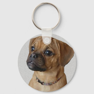 Puggle Lovers Gifts Keychain