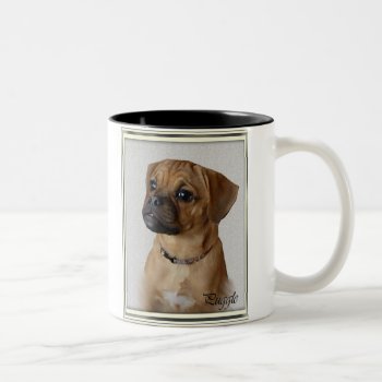 Puggle Lovers Gifts Two-tone Coffee Mug by DogsByDezign at Zazzle