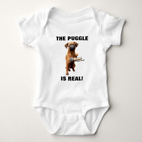 Puggle Mic Drop Baby Bodysuit