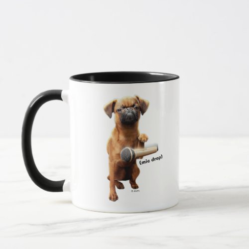 Puggle Mic Drop Mug