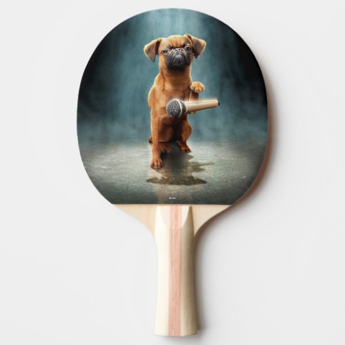 Puggle Mic Drop Ping Pong Paddle