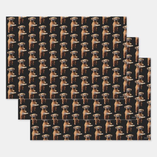 Puggle Mic Drop Wrapping Paper Sheets