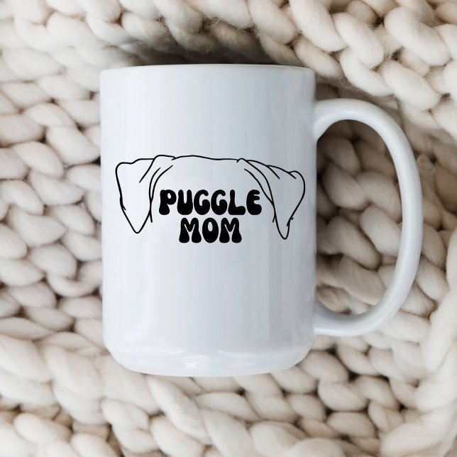 Puggle Mom Coffee Mug (Puggle Mom Coffee Cup)