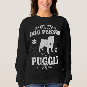 Puggle Mom Dog  for Women Dog Mom  Mothers Day Sweatshirt