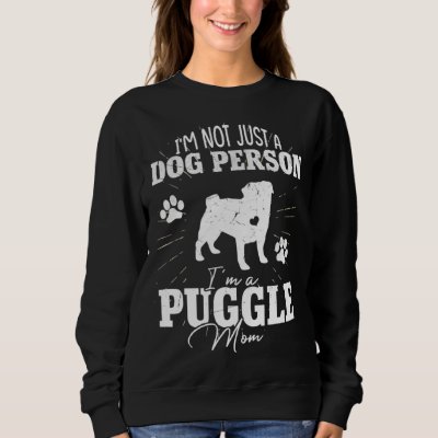 Puggle Mom Dog  for Women Dog Mom  Mothers Day Sweatshirt