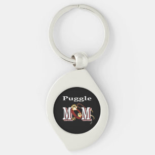 puggle mom Keychain