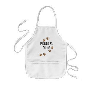 Puggle Mom Kids' Apron