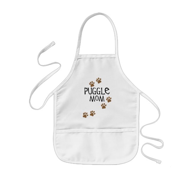 Puggle Mom Kids' Apron (Front)