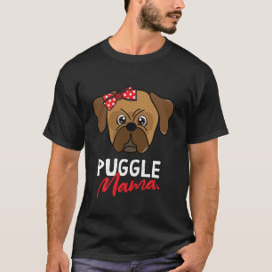 Puggle Mom Mama Dog Lover Women Gift T-Shirt