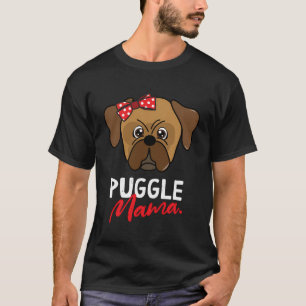 Puggle Mom Mama Dog Lover Women Gift T-Shirt