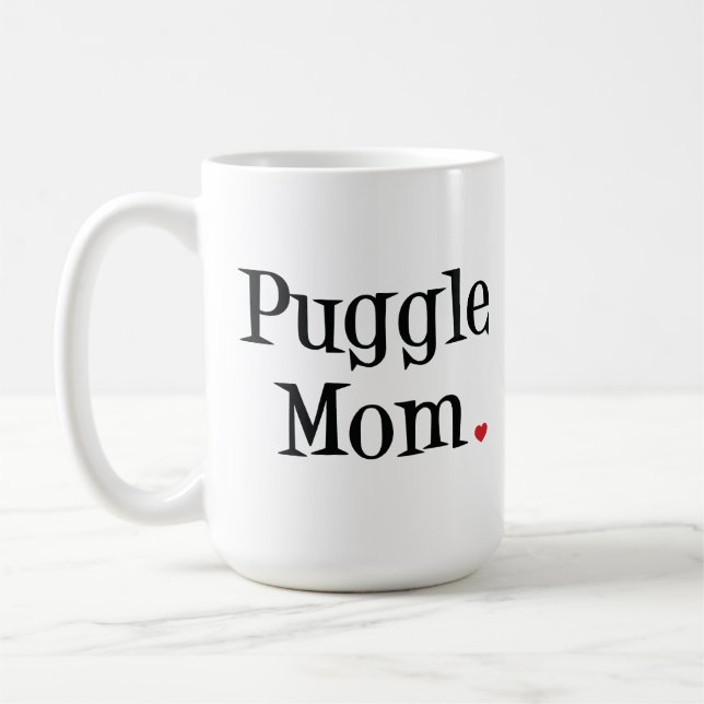 Puggle Mom Mug (Left)
