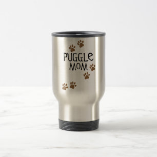 Puggle Mom Travel Mug
