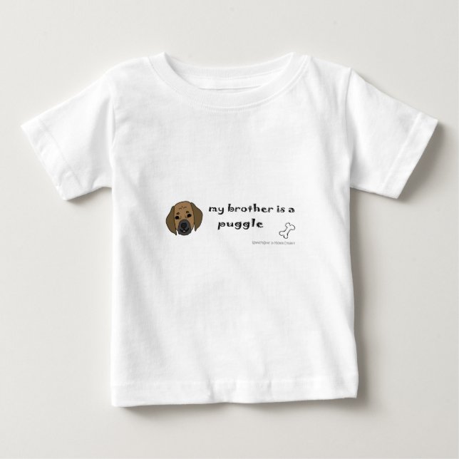 puggle - more breeds baby T-Shirt (Front)