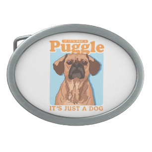 Puggles Dog Owner It's A Puggle Belt Buckle