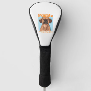 Puggles Dog Owner It's A Puggle Golf Head Cover