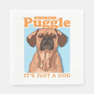 Puggles Dog Owner It's A Puggle Napkins