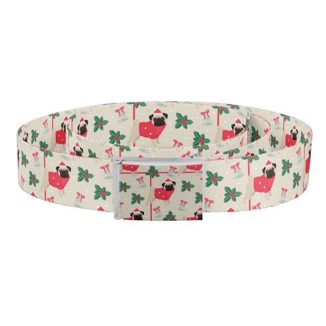 Puggy Christmas Belt (Coil)