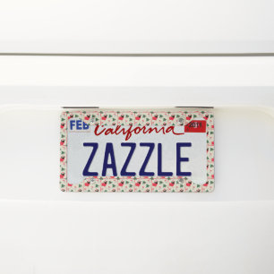 Puggy Christmas License Plates License Plate Frame