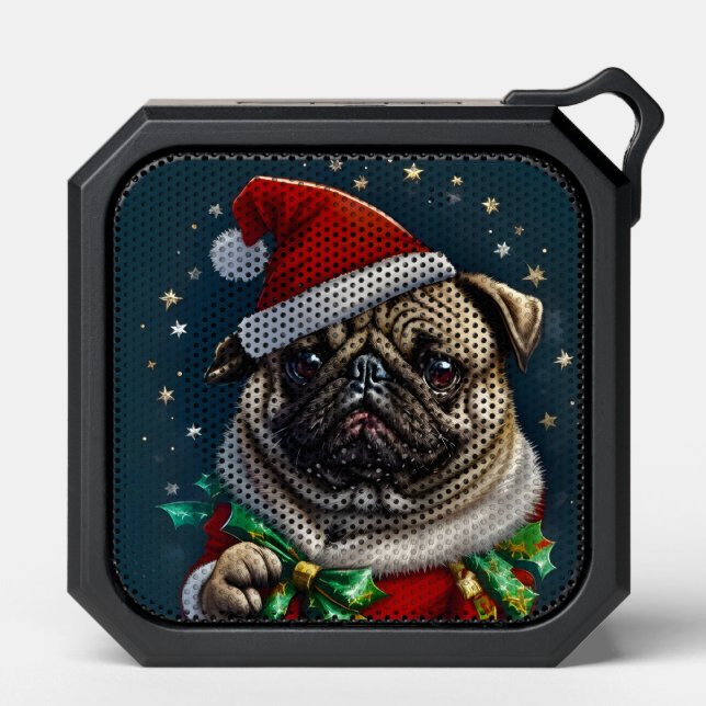 Puggy Claus Collection Bluetooth Speaker (Front)