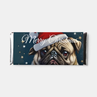 Puggy Claus Collection Hershey Bar Favors