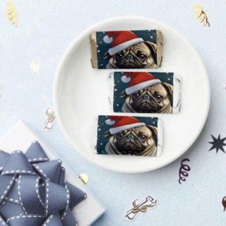Puggy Claus Collection Hershey's Miniatures
