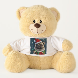 Puggy Claus Collection Teddy Bear