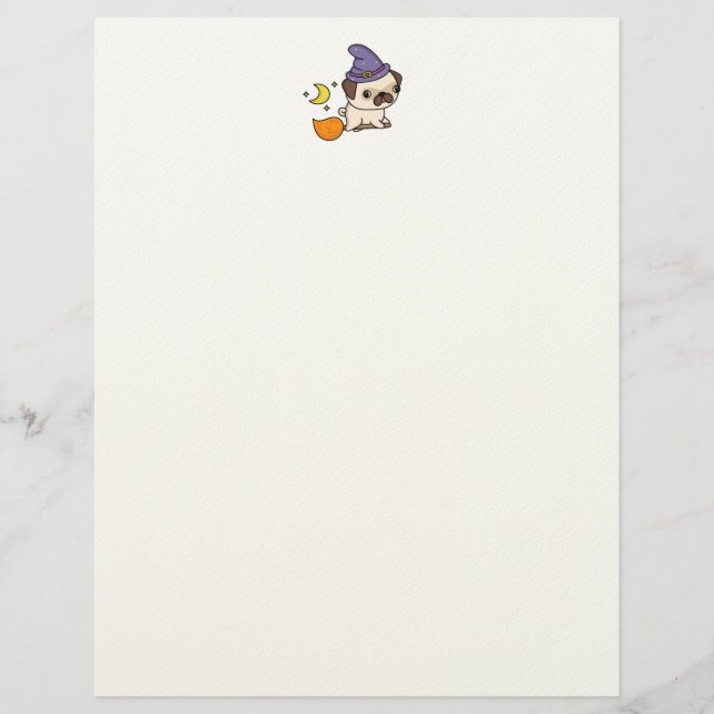 Puggy Witch Letterhead (Front)