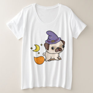 Puggy Witch Plus-Size Shirt