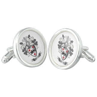 Pugh Family Crest Coat of Arms Cufflinks