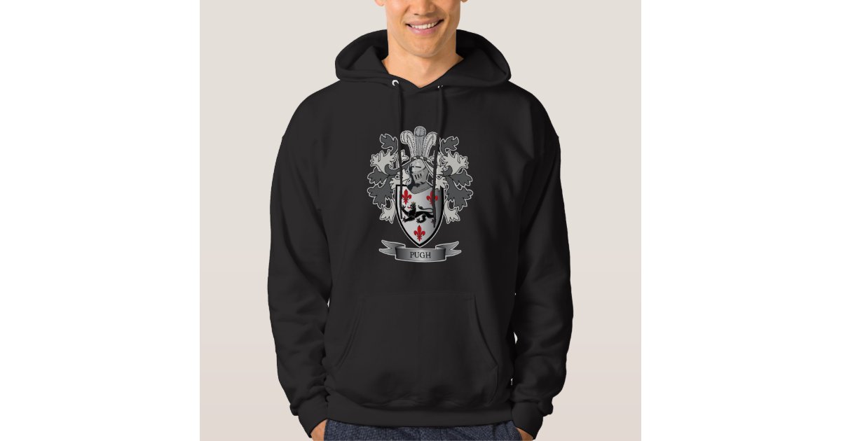 Pugh Family Crest Coat of Arms Hoodie | Zazzle