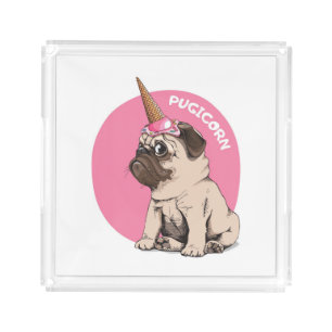 Pugicorn Acrylic Tray