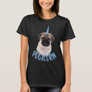 Pugicorn Cute Pug and Unicorn Lover T-shirt