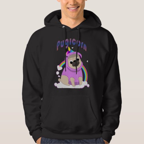 Pugicorn Shirt Unicorn Tshirt Pug Dog Gift
