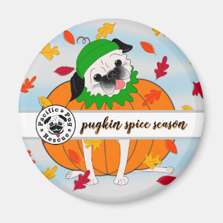 Pugkin Spice: Fall Refrigerator Magnet