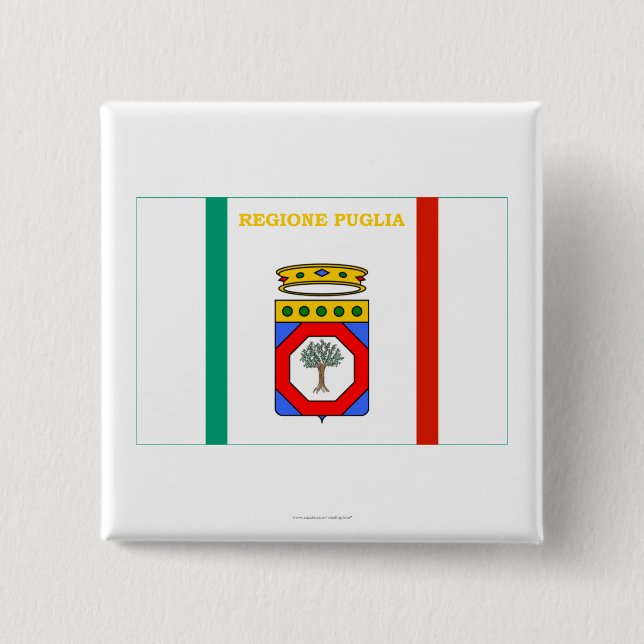 Puglia flag button (Front)