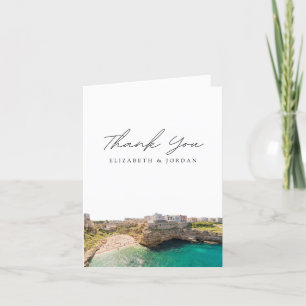 Puglia Italy Blank Thank You Card