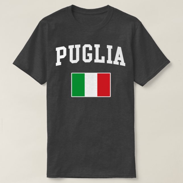 Puglia Italy Flag Italian Italia Family Gift T-Shirt (Design Front)