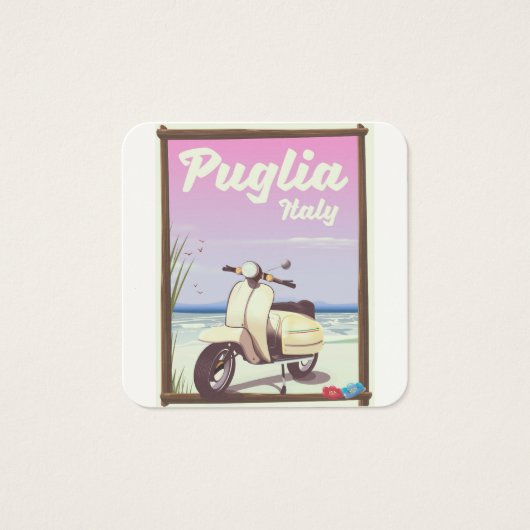 Puglia Italy Travel poster. (Front)