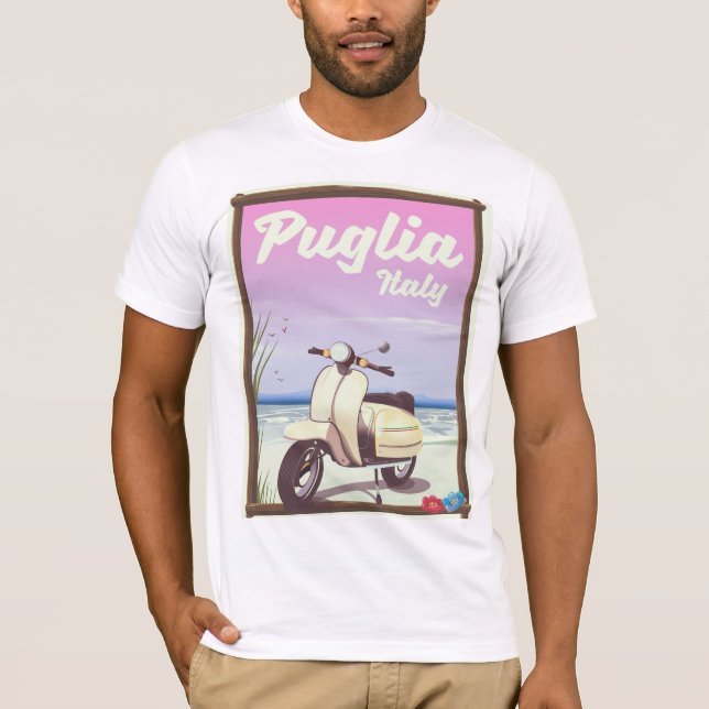Puglia Italy Travel poster. T-Shirt (Front)