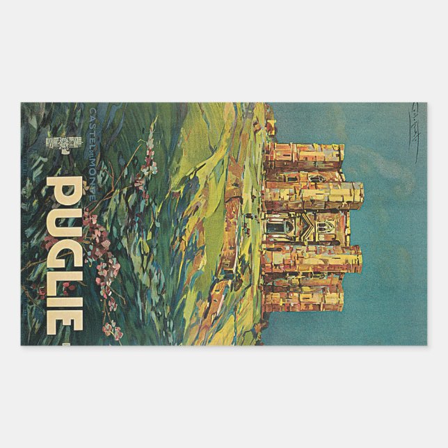 Puglie (Puglia) Rectangular Sticker (Front)